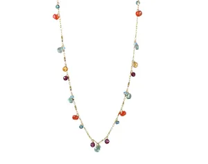 24" Green Quartz Necklace