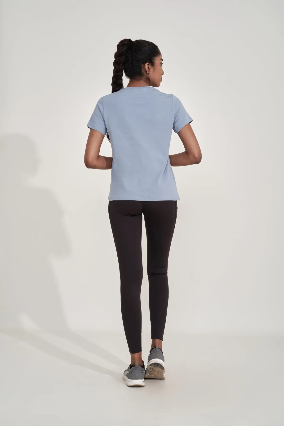 Amante Womens Sports V Neck T Shirt