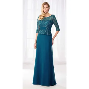 Cameron Blake teal dress, size 16, NEW WITH TAGS!