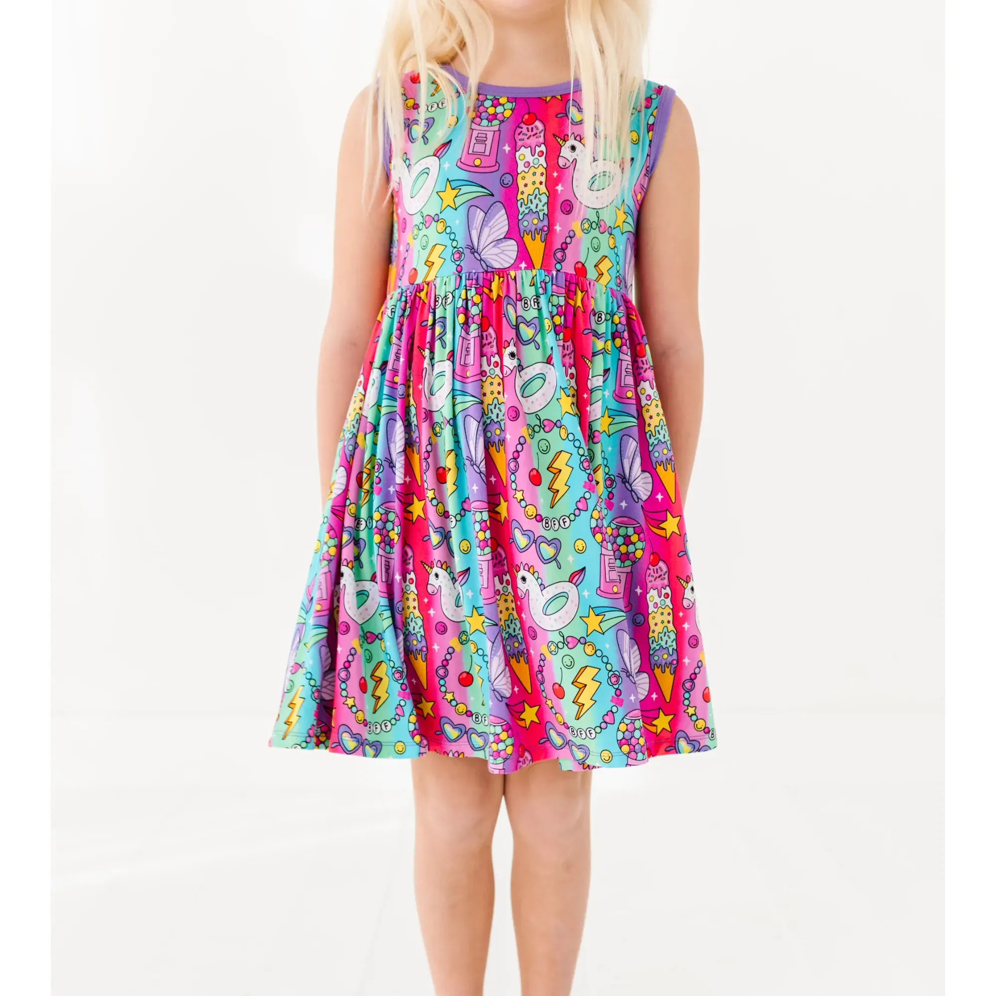 Cosmic Candyland Skater Dress