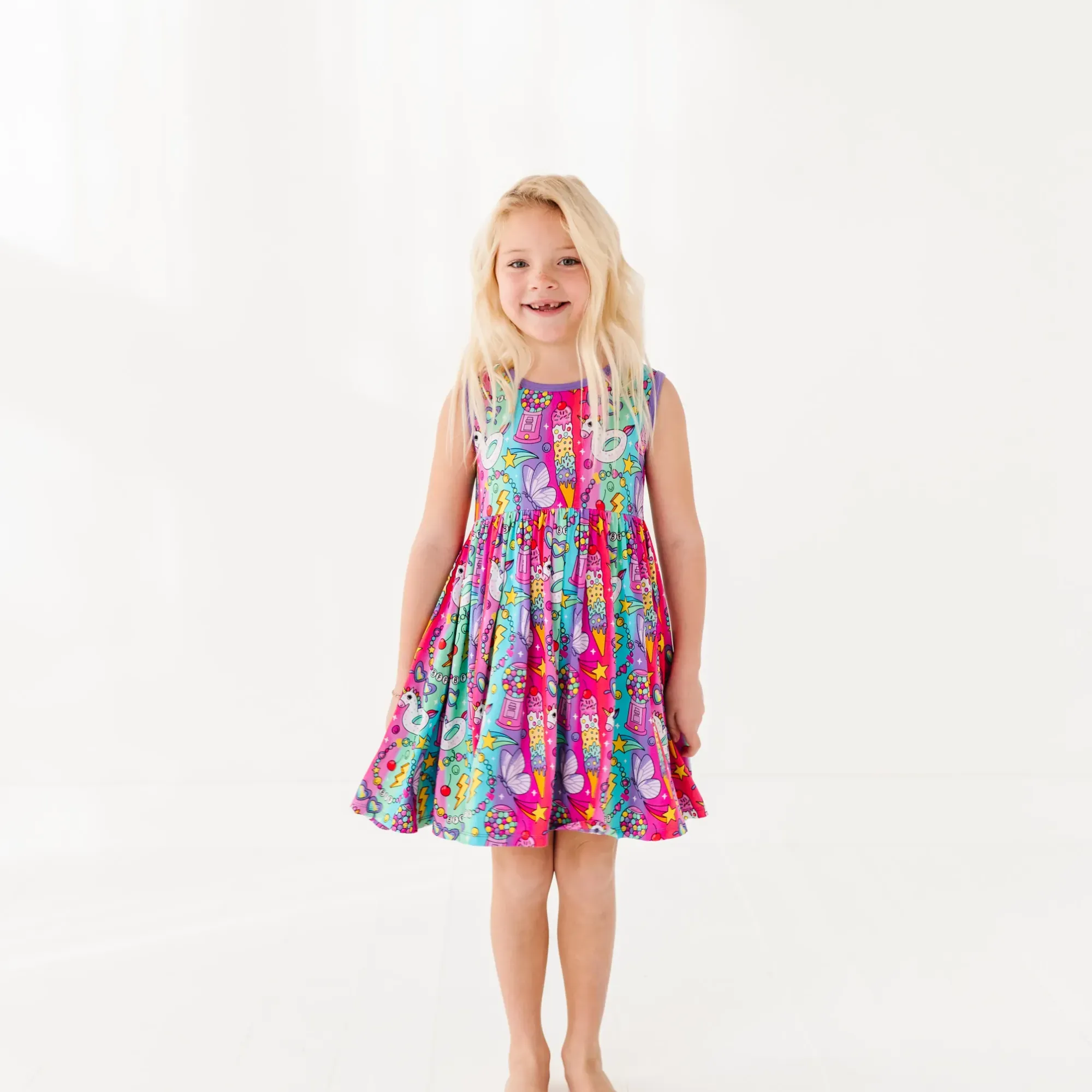 Cosmic Candyland Skater Dress