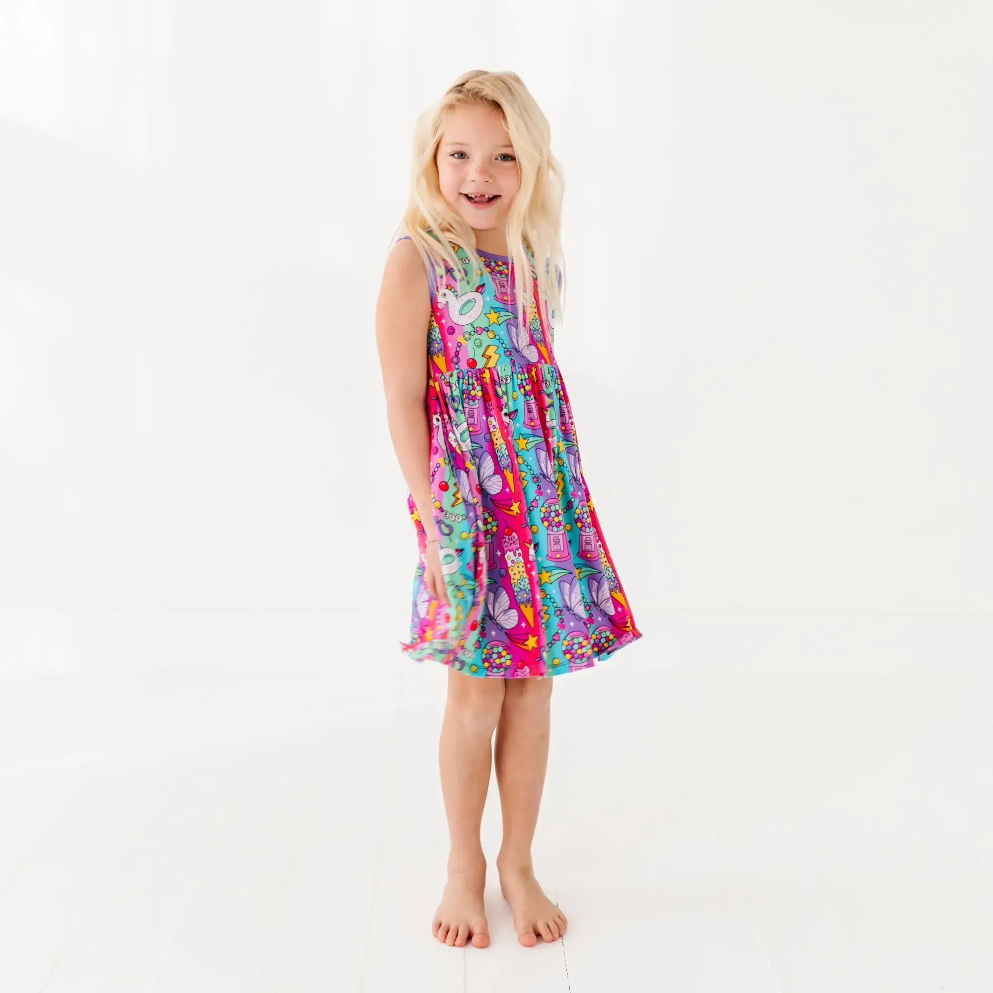Cosmic Candyland Skater Dress