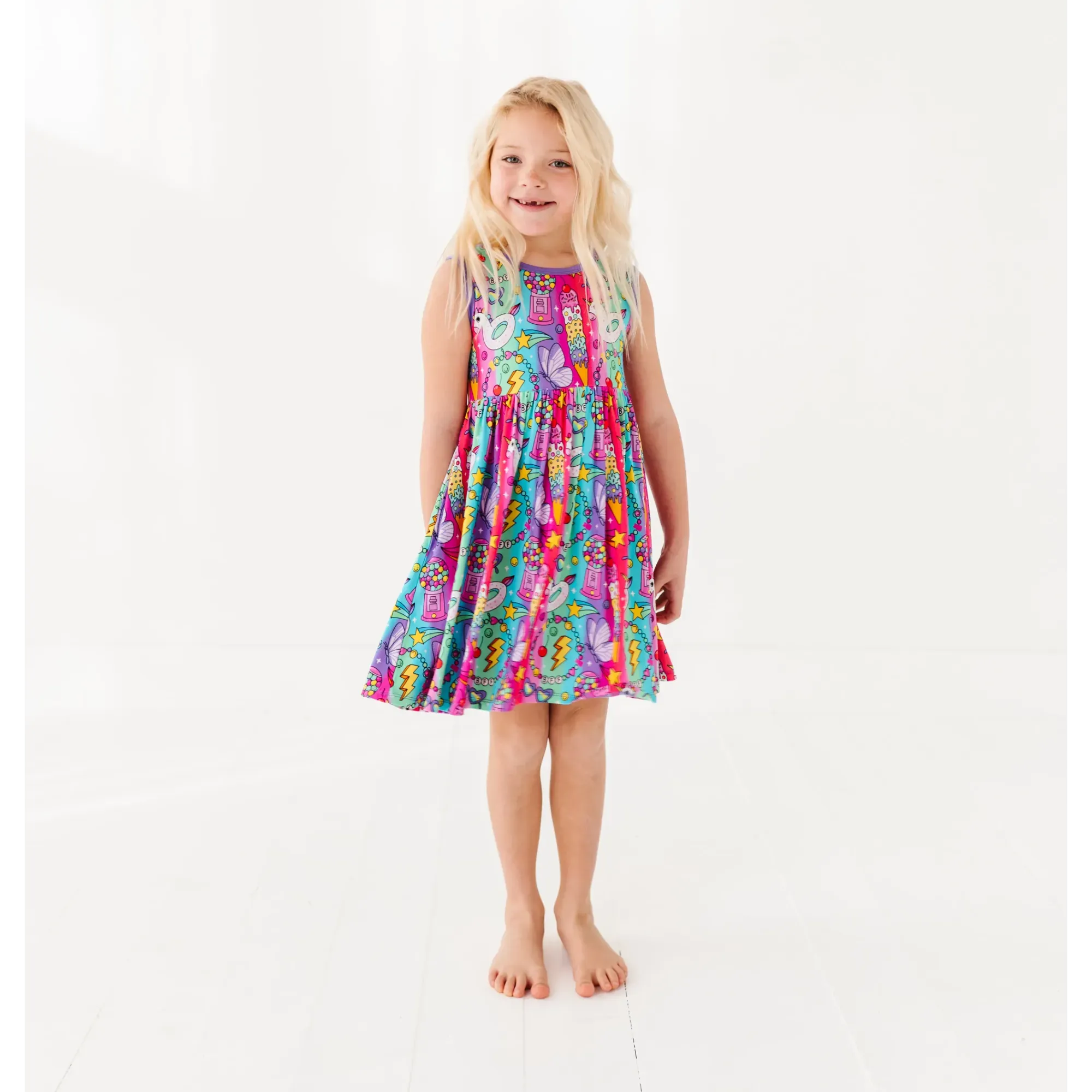 Cosmic Candyland Skater Dress