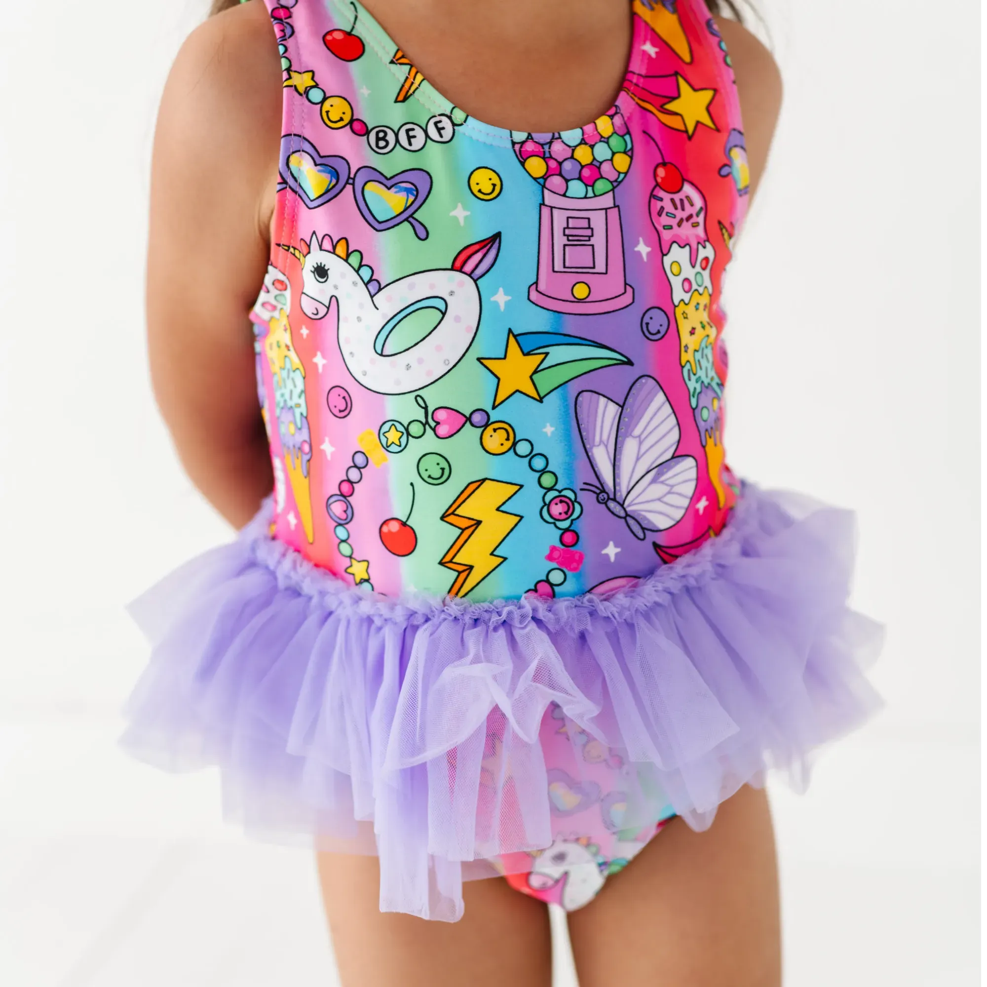 Cosmic Candyland Swimsuit With Tutu