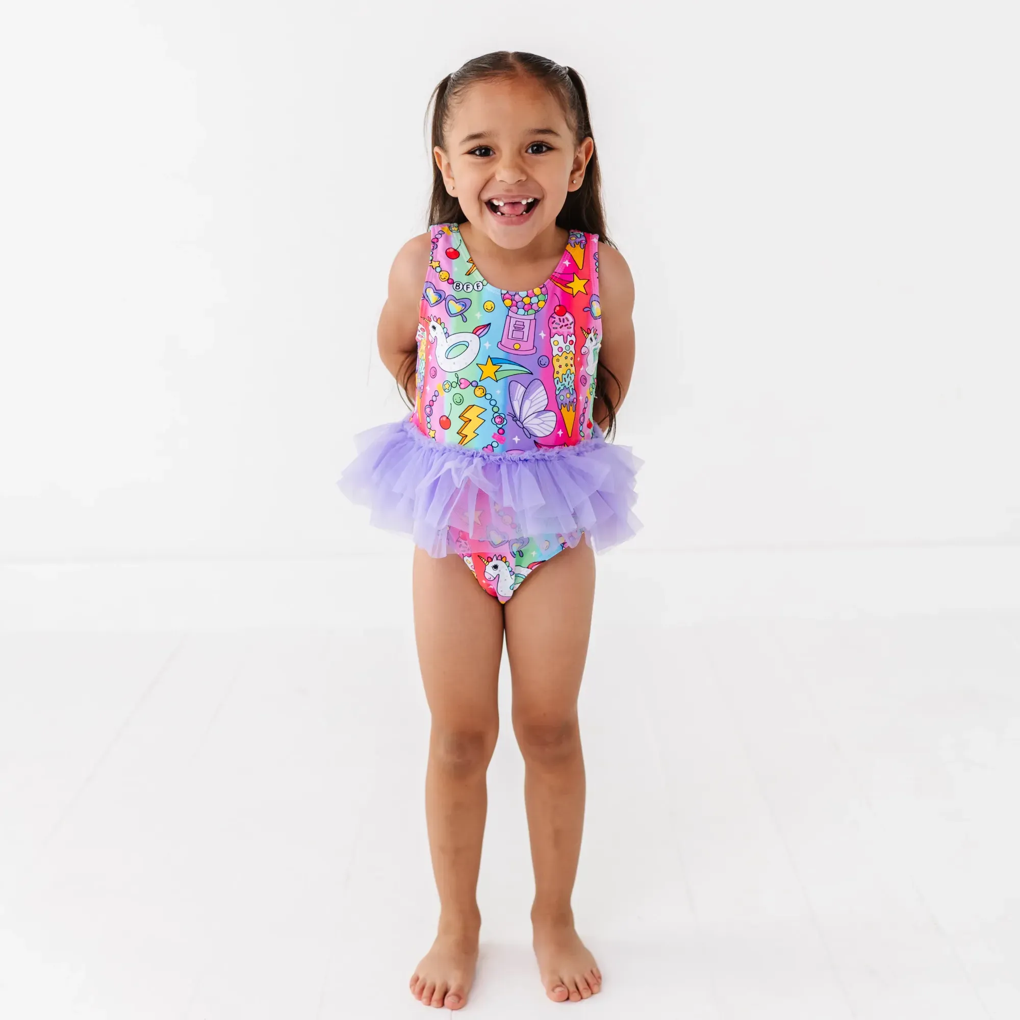 Cosmic Candyland Swimsuit With Tutu