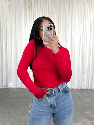 harlow long sleeve (SEASONAL RED)