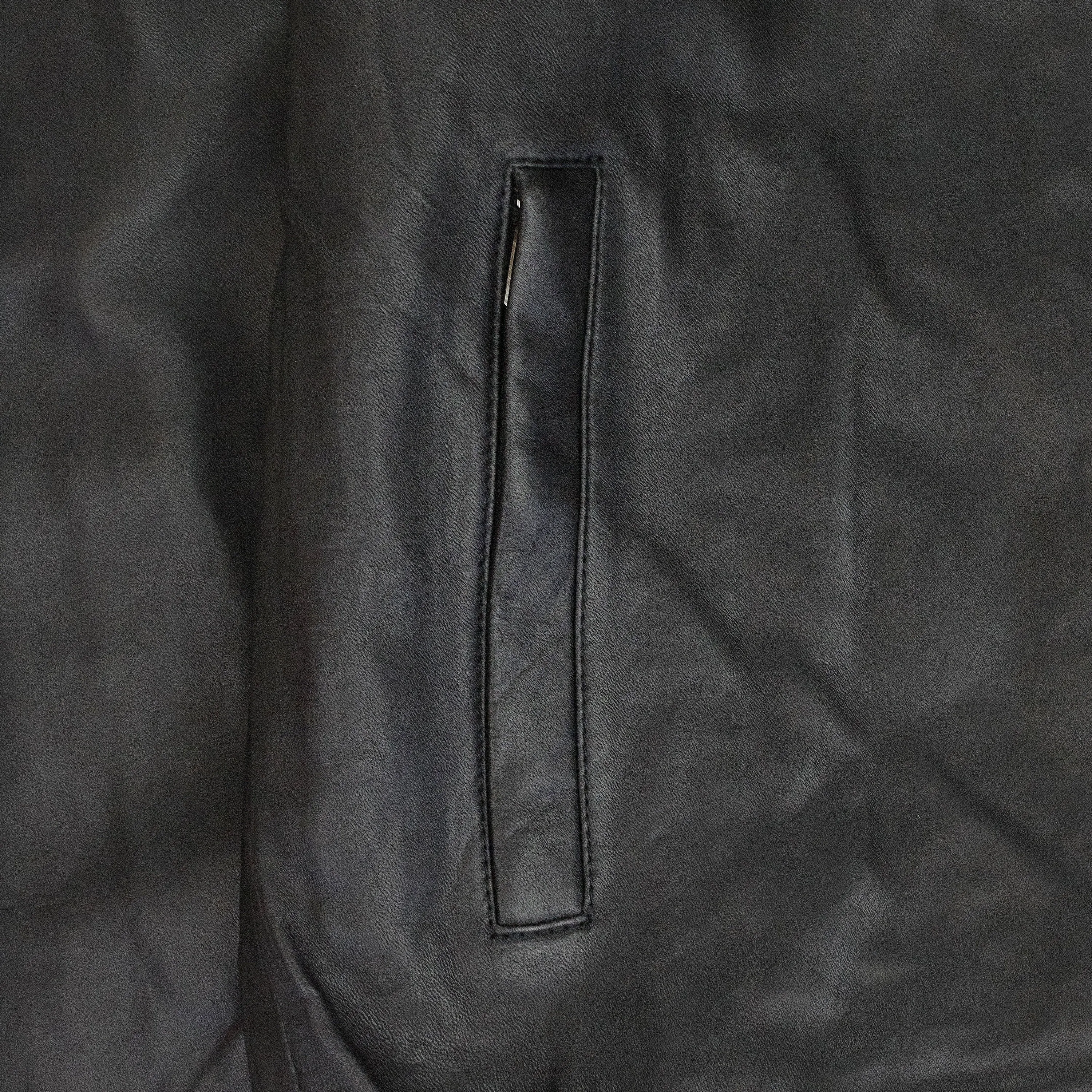 LEATHER BLACK TRACK JACKETS