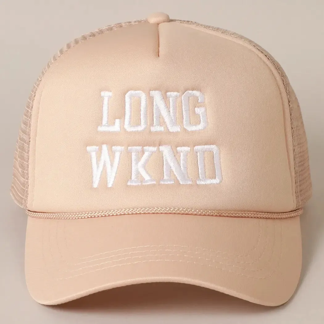 Long Wknd Trucker Hat