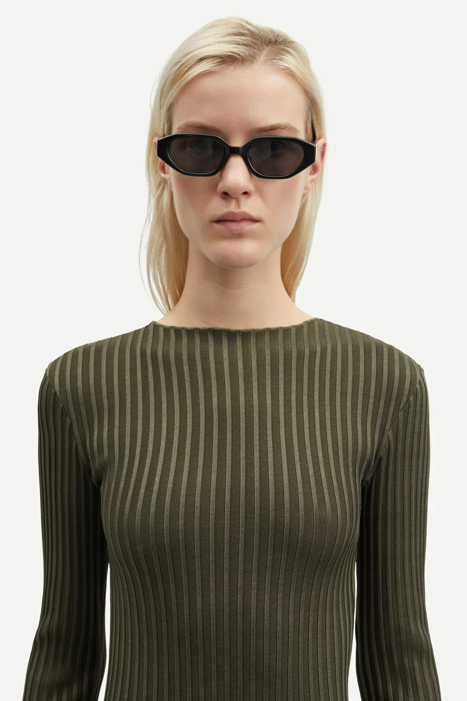 Samsoe Sacrane Dress in Green