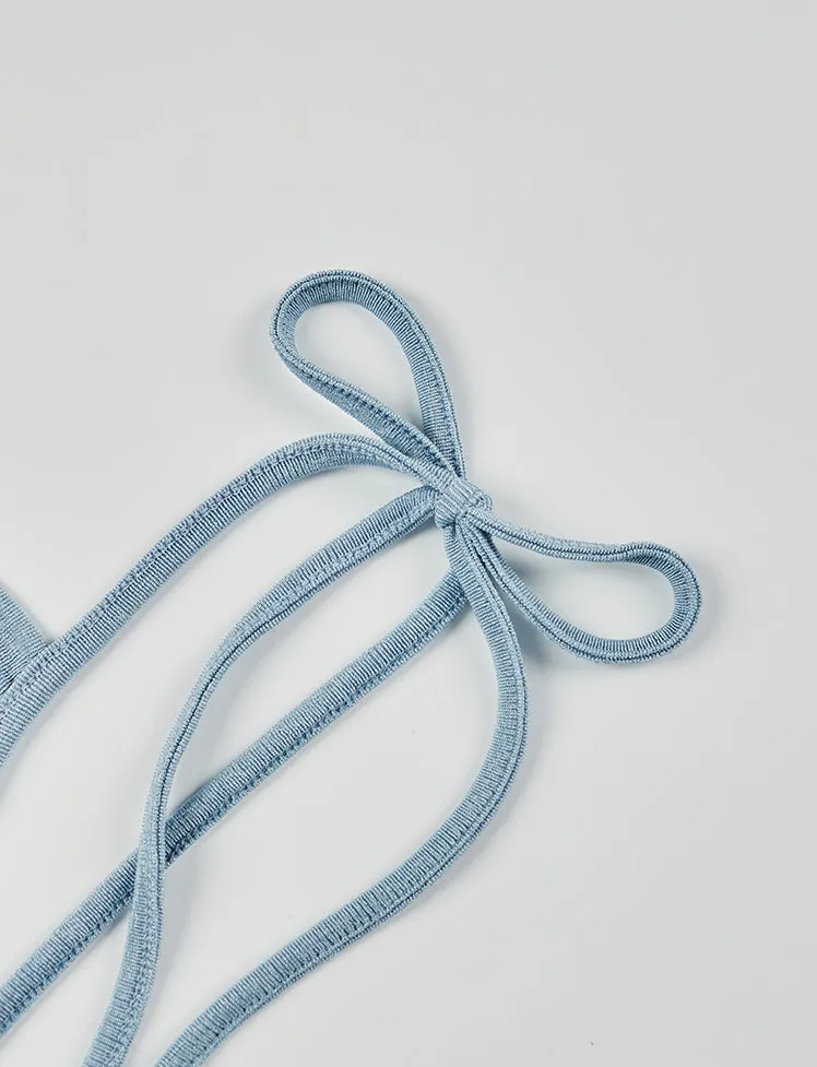 Solid Backless Cami Dress