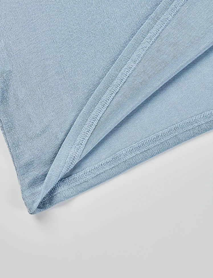 Solid Backless Cami Dress