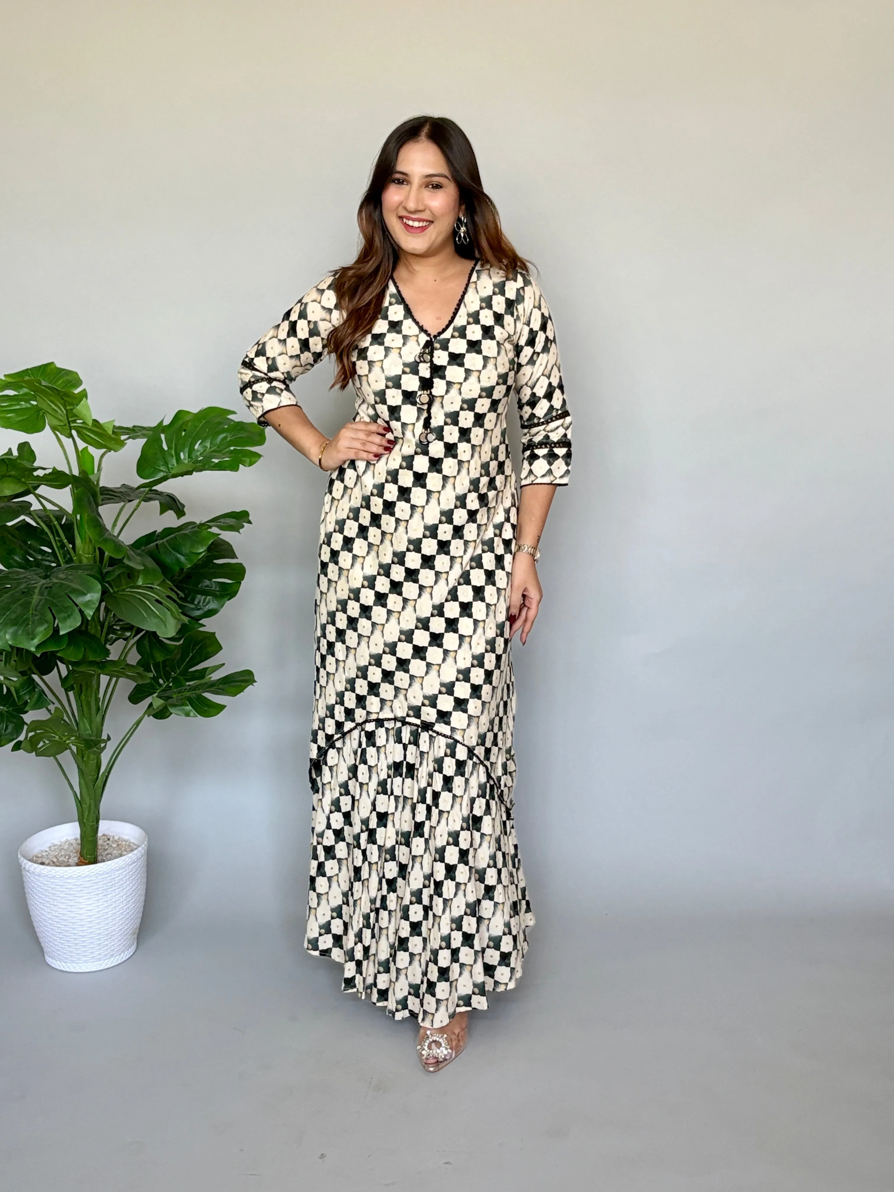 Two Layered Gown