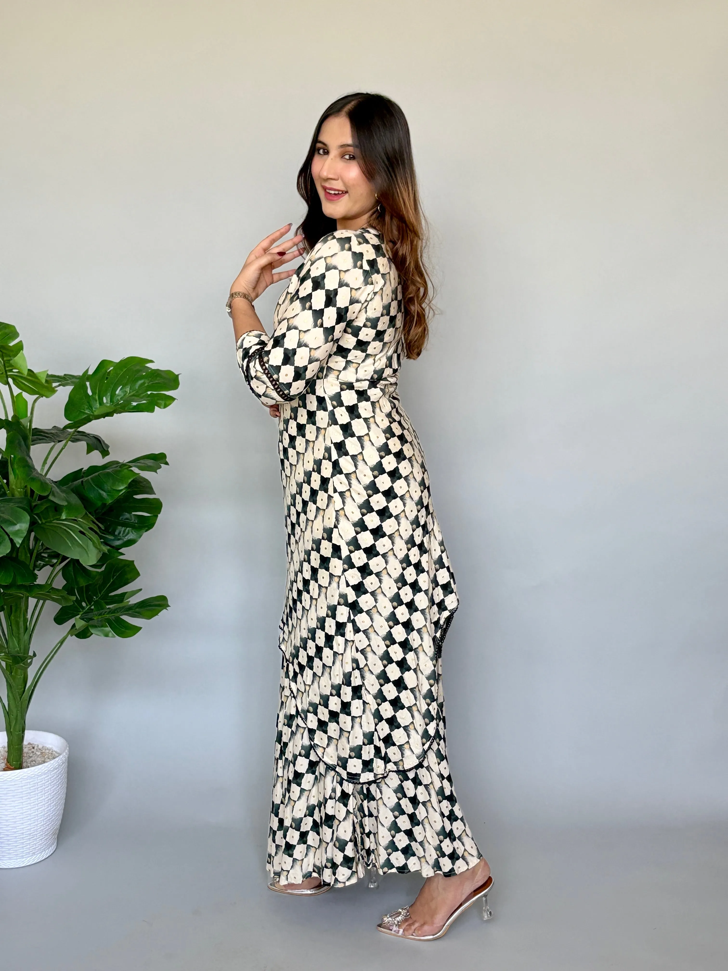 Two Layered Gown