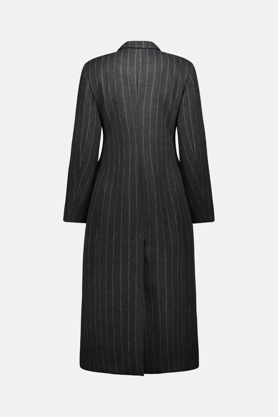 Vice Coat Charcoal Stripe